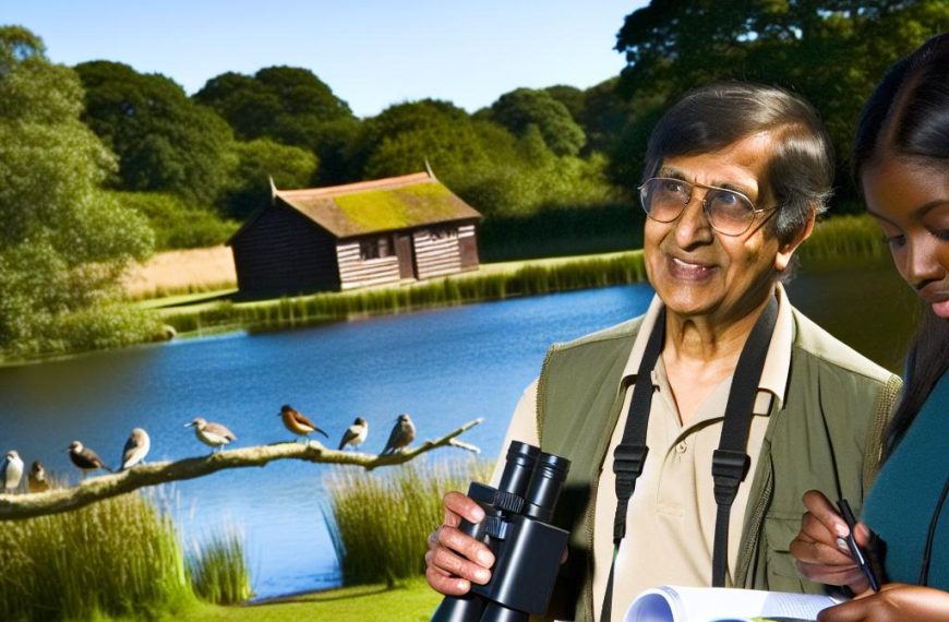 Birdwatching around UK lakes