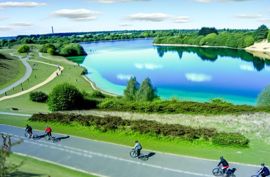 Cycling routes near lakes in the UK