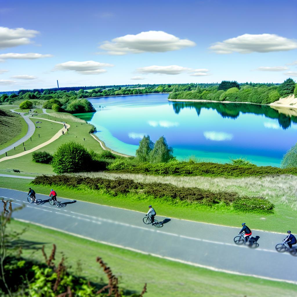 Cycling routes near lakes in the UK