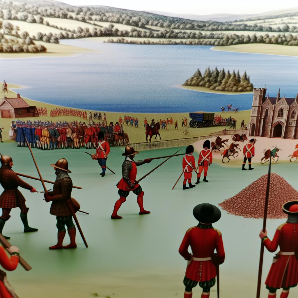 Historic battles and events near UK lakes