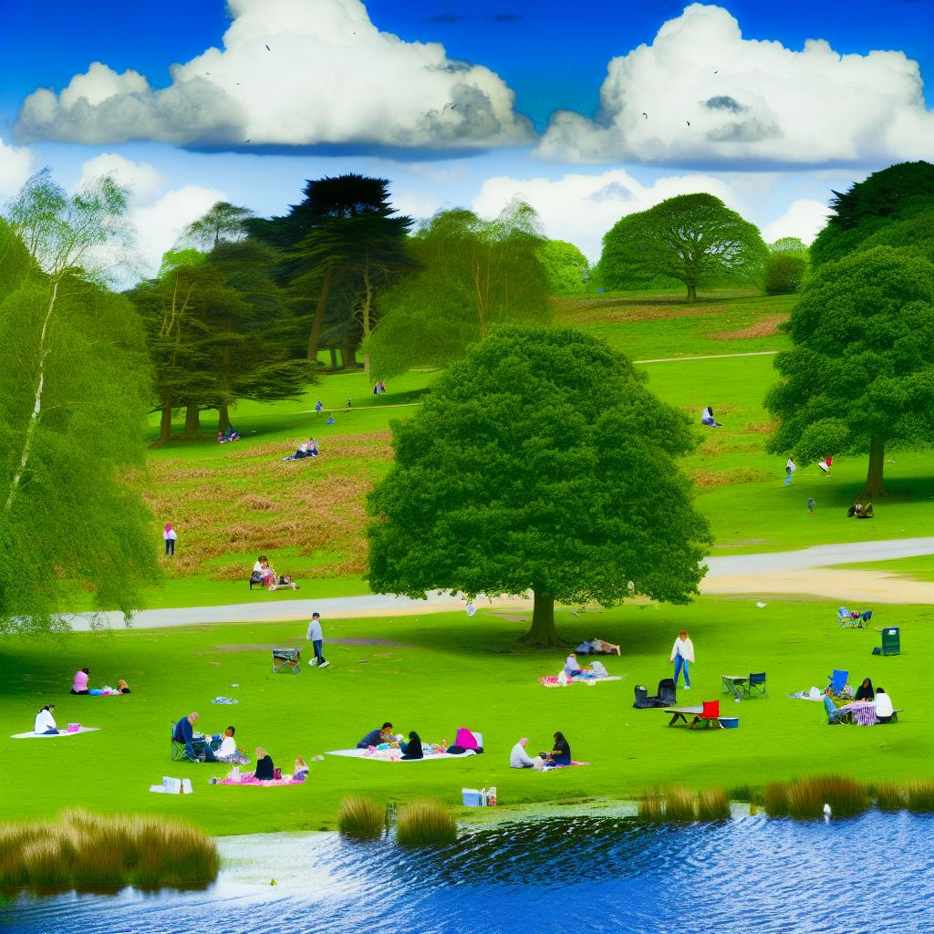 Picnicking and relaxation spots by UK lakes