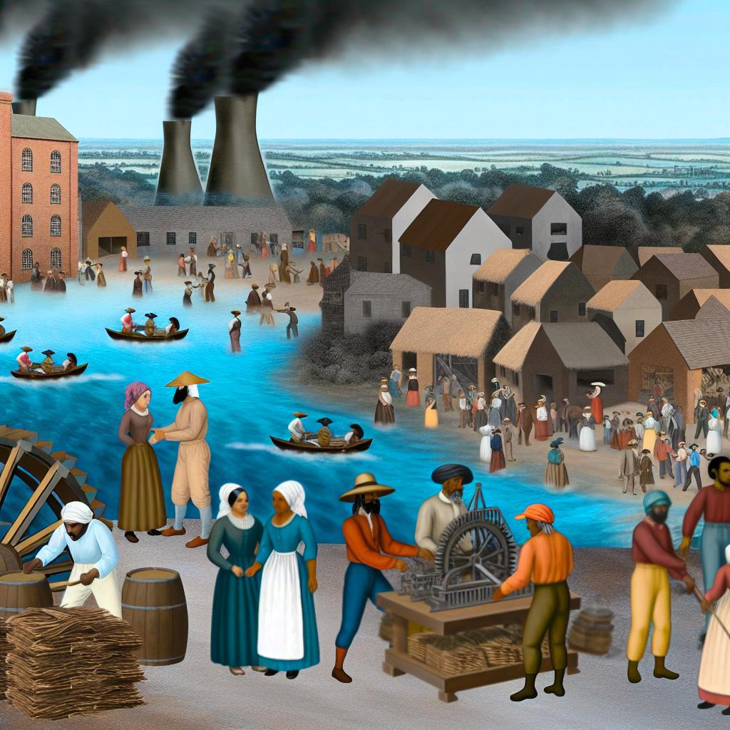 The role of lakes in the Industrial Revolution